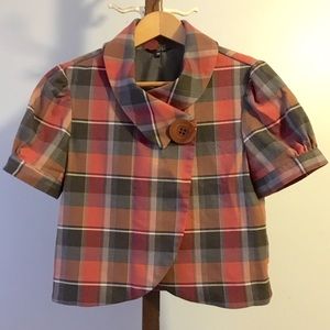 Women’s Zinc Cropped One-Button Blazer